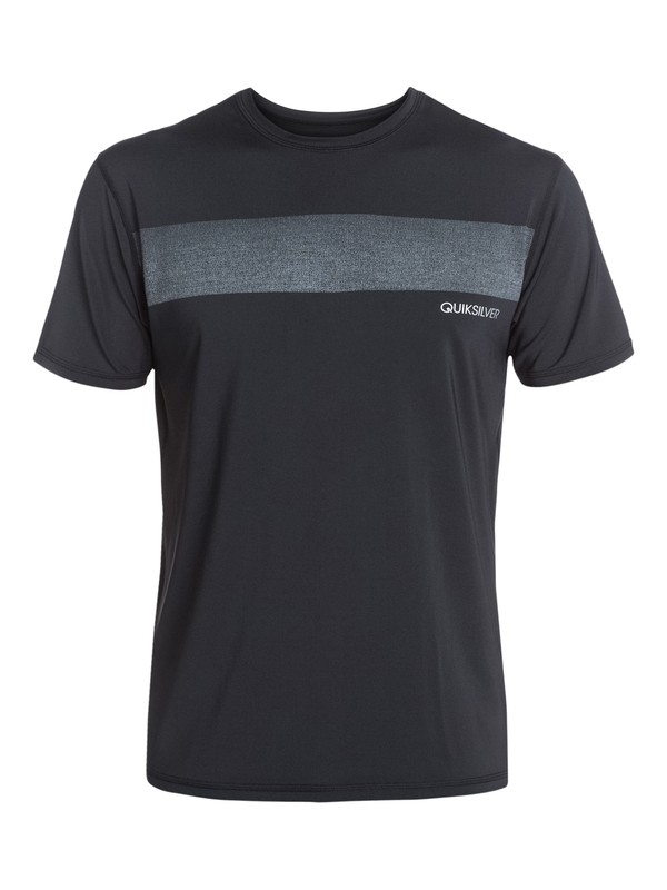 quiksilver, Genesis - Kurzarm-Rashvest, BLACK (kvd0) 0 Genesis - Kurzarm-Rashvest AQYWR03015 Quiksilver