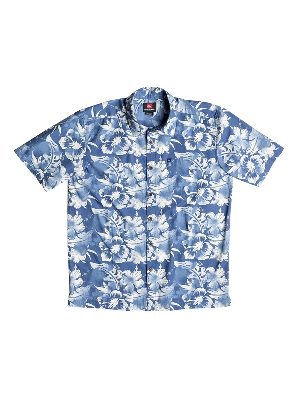 quiksilver, Hawaiian Steez Tee, HAWAIIAN STEEZ NAVY (brq6) 0 Hawaiian Steez Tee AQYWT00153 Quiksilver