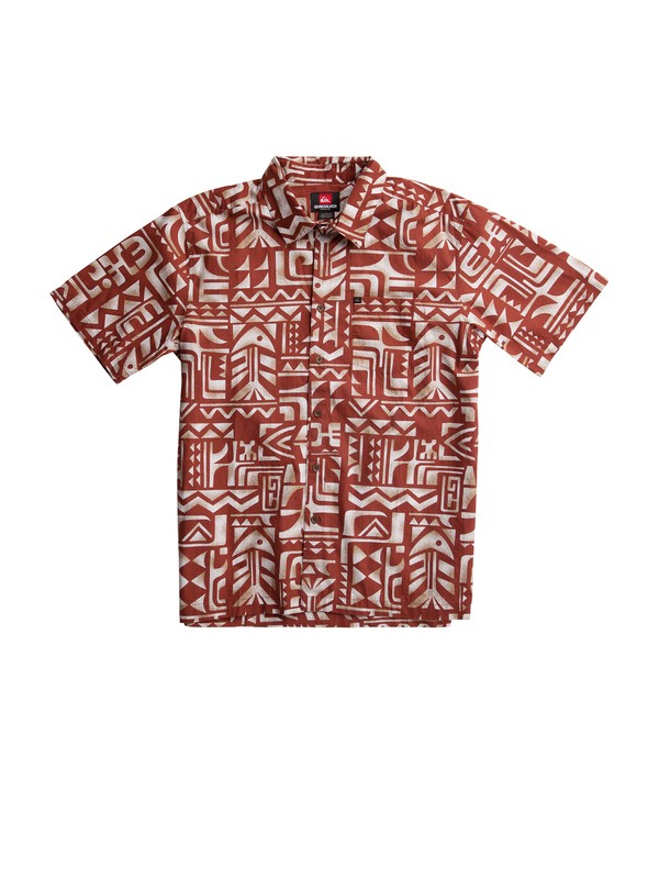 quiksilver, KULA Short Sleeve Shirt, KULA BAKED CLAY (cqn6) 0 KULA Short Sleeve Shirt AQYWT00163 Quiksilver