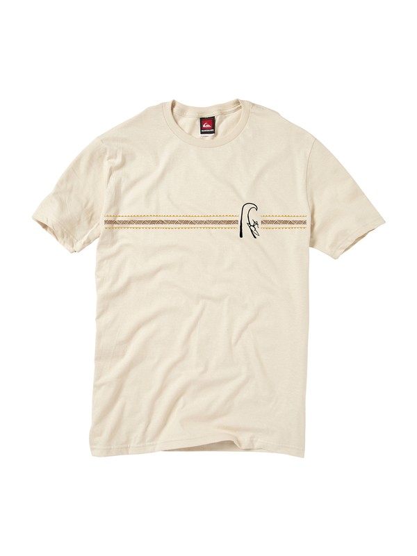 quiksilver, The Bay T-Shirt, STONE (sew0) 0 The Bay T-Shirt AQYZT00707 Quiksilver