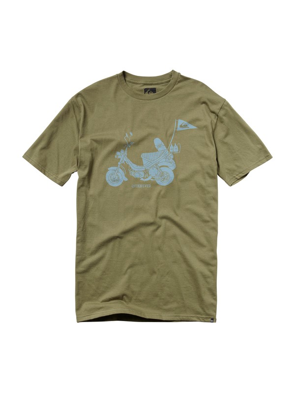 quiksilver, Chappy Slim Fit T-SHirt, TURTLE (gng0) 0 Chappy Slim Fit T-SHirt AQYZT00725 Quiksilver