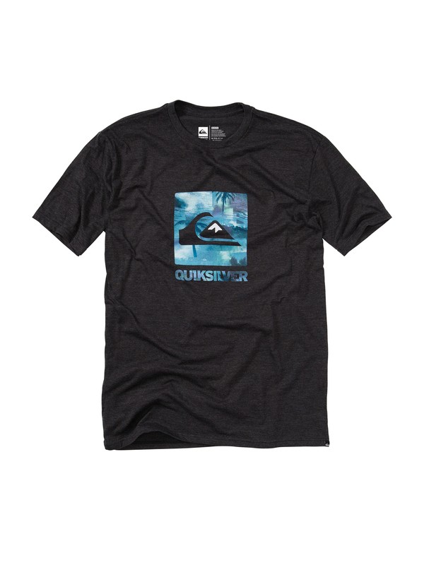 quiksilver, Tropic Dream Slim Fit T-Shirt, CHARCOAL HEATHER (ktah) 0 Tropic Dream Slim Fit T-Shirt AQYZT01137 Quiksilver