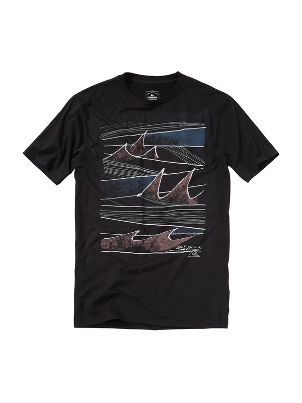 quiksilver, Trip On Slim Fit T-Shirt, BLACK (kvj0) 0 Trip On Slim Fit T-Shirt AQYZT01146 Quiksilver