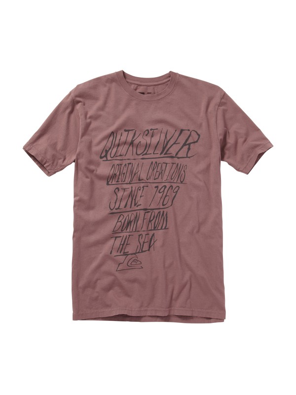 quiksilver, Quiver Slim Fit T-Shirt, DUSTY PLUM (cng0) 0 Quiver Slim Fit T-Shirt AQYZT01155 Quiksilver
