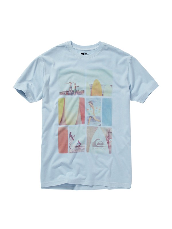 quiksilver, Echo Slim Fit T-Shirt, ICICLE (bfg0) 0 Echo Slim Fit T-Shirt AQYZT01172 Quiksilver
