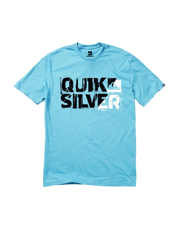 quiksilver, Cell T-Shirt, LAGOON (bhr0) 0 Cell T-Shirt AQYZT01411 Quiksilver