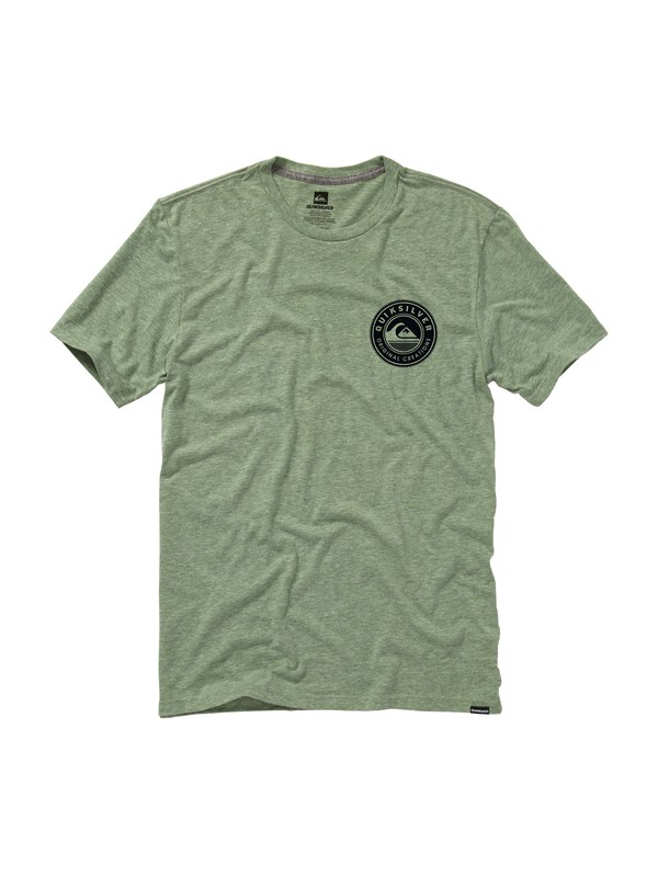 quiksilver, Add It Up Slim Fit T-Shirt, LEPRECHAUN HEATHER (gnzh) 0 Add It Up Slim Fit T-Shirt AQYZT01456 Quiksilver