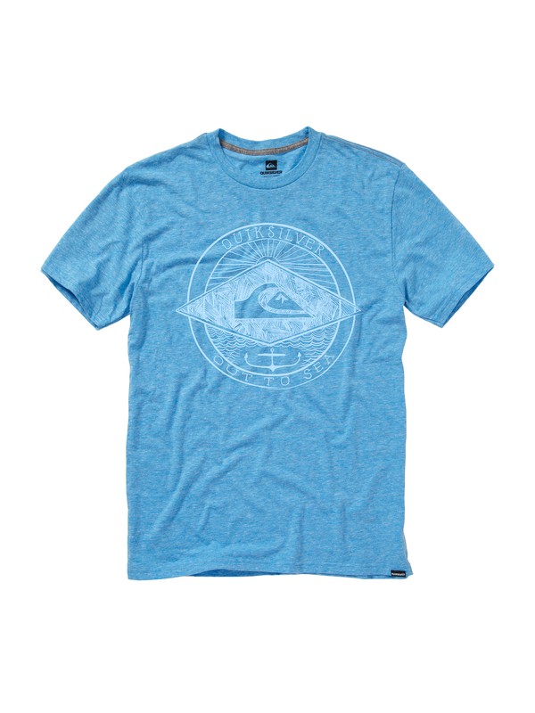 quiksilver, Out to Sea Slim Fit T-Shirt, MEDITERRANEAN HEATHER (bmmh) 0 Out to Sea Slim Fit T-Shirt AQYZT01458 Quiksilver