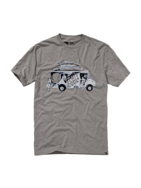 quiksilver, Shaved Ice Slim Fit T-Shirt, SMOKE HEATHER (kpf0) 0 Shaved Ice Slim Fit T-Shirt AQYZT01483 Quiksilver