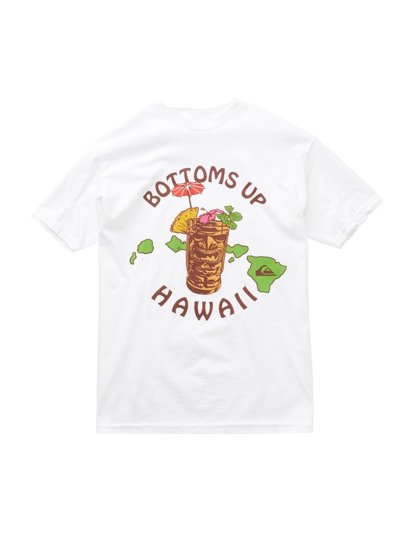 quiksilver, Bottoms Up T-shirt, WHITE (wbb0) 0 Bottoms Up T-shirt AQYZT01775 Quiksilver