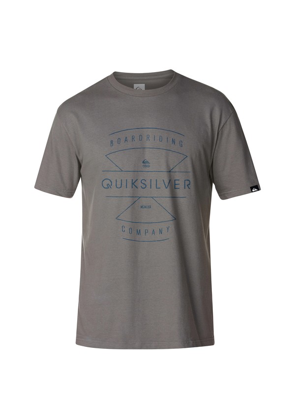 quiksilver, Typo T-Shirt, METAL (kpc0) 0 Typo T-Shirt AQYZT03012 Quiksilver