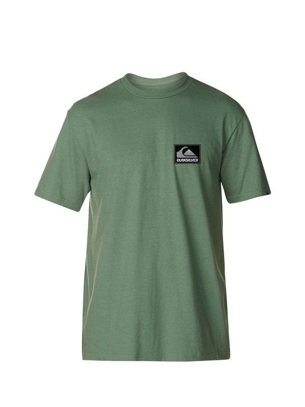 quiksilver, Grinder T-Shirt, ELM GREEN (gpg0) 0 Grinder T-Shirt AQYZT03020 Quiksilver