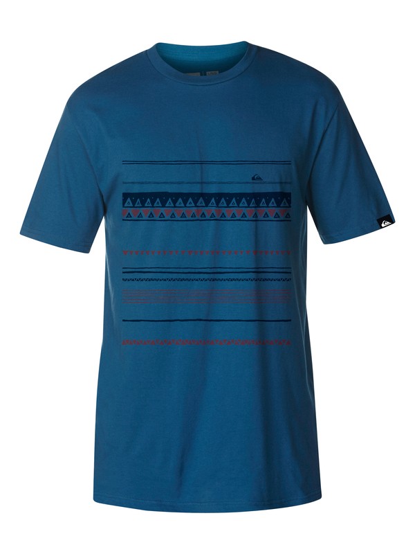 quiksilver, Ring Leader Slim Fit T-Shirt, MOROCCAN BLUE (bsg0) 0 Ring Leader Slim Fit T-Shirt AQYZT03034 Quiksilver
