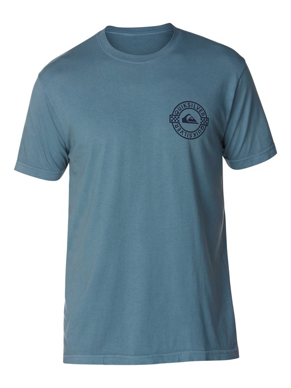 quiksilver, Better Circle Slim Fit T-Shirt, BLUESTONE (bmc0) 0 Better Circle Slim Fit T-Shirt AQYZT03047 Quiksilver
