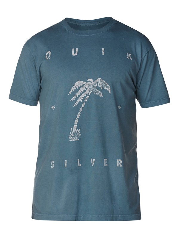 quiksilver, Big Palm Slim Fit T-Shirt, BLUESTONE (bmc0) 0 Big Palm Slim Fit T-Shirt AQYZT03053 Quiksilver