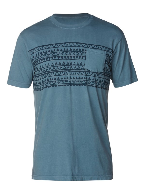 quiksilver, Original Stripe Slim Fit T-Shirt, BLUESTONE (bmc0) 0 Original Stripe Slim Fit T-Shirt AQYZT03060 Quiksilver