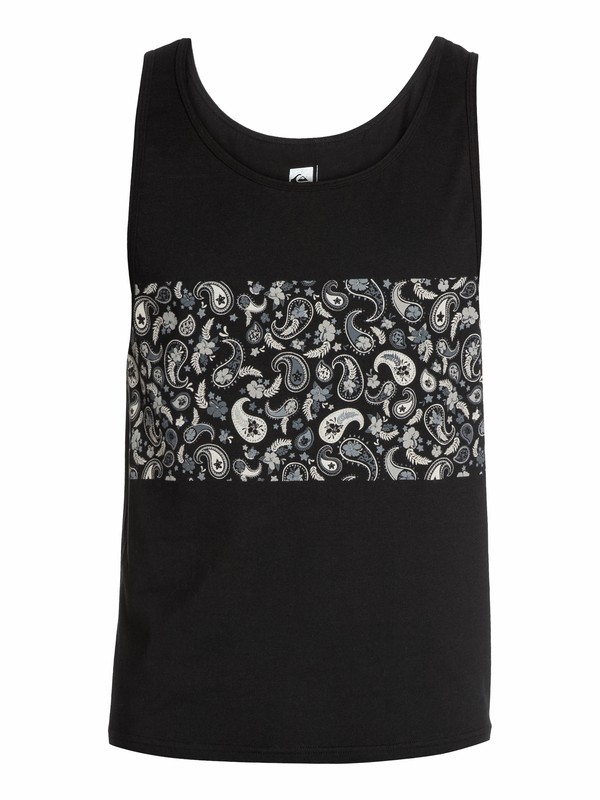 quiksilver, Original Stripe Slim Fit Tank, BLACK (kvj0) 0 Original Stripe Slim Fit Tank AQYZT03066 Quiksilver