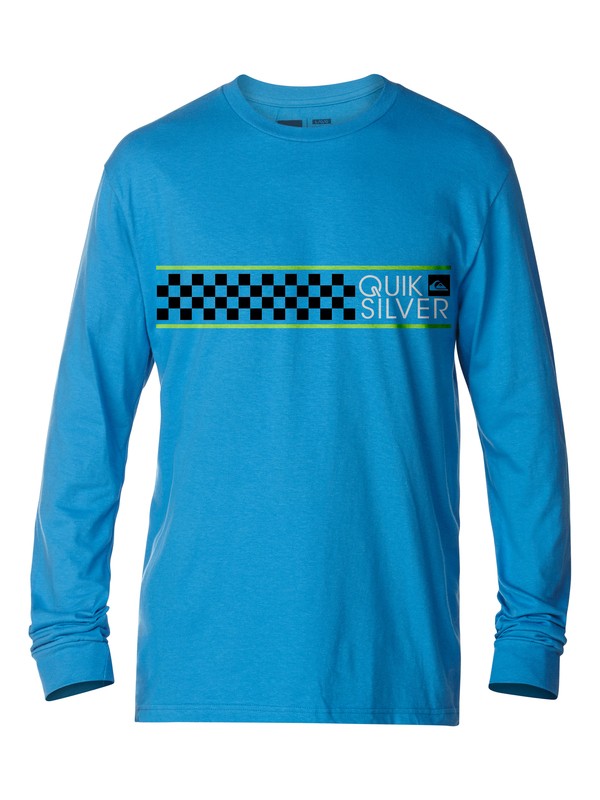 quiksilver, Echoed Long Sleeve T-Shirt, CASPIAN (bnb0) 0 Echoed Long Sleeve T-Shirt AQYZT03078 Quiksilver