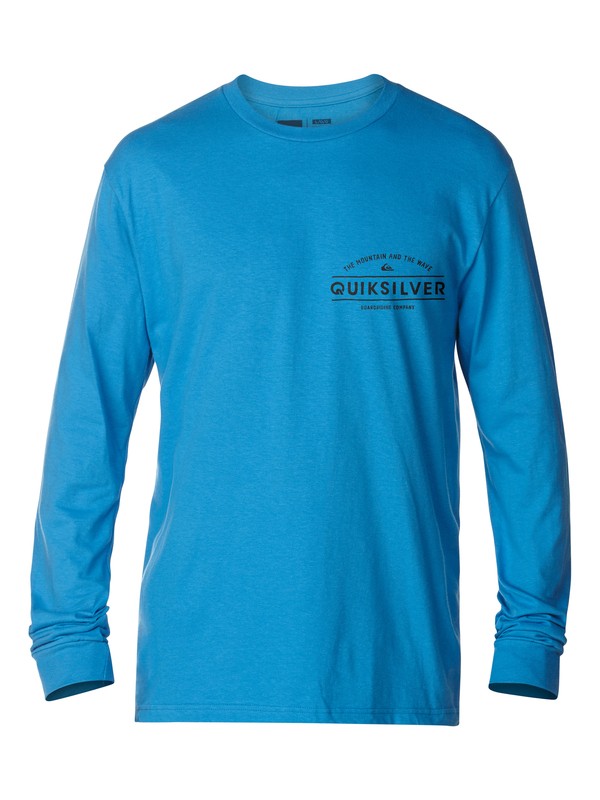 quiksilver, Workwear Long Sleeve T-Shirt, CASPIAN (bnb0) 0 Workwear Long Sleeve T-Shirt AQYZT03079 Quiksilver