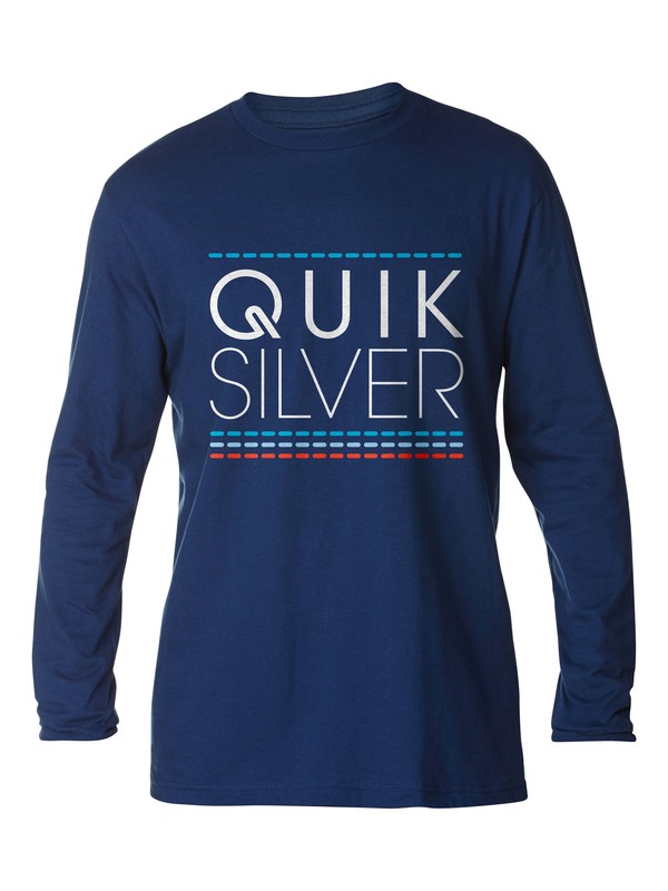 quiksilver, Run BMC Long Sleeve T-Shirt, ESTATE BLUE (bsw0) 0 Run BMC Long Sleeve T-Shirt AQYZT03081 Quiksilver