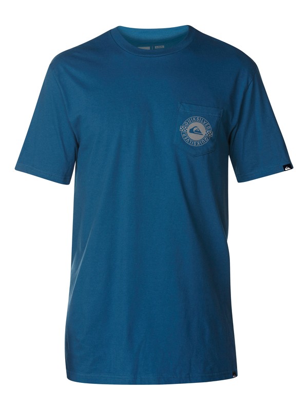 quiksilver, Squadron Slim Fit T-Shirt, MOROCCAN BLUE (bsg0) 0 Squadron Slim Fit T-Shirt AQYZT03092 Quiksilver