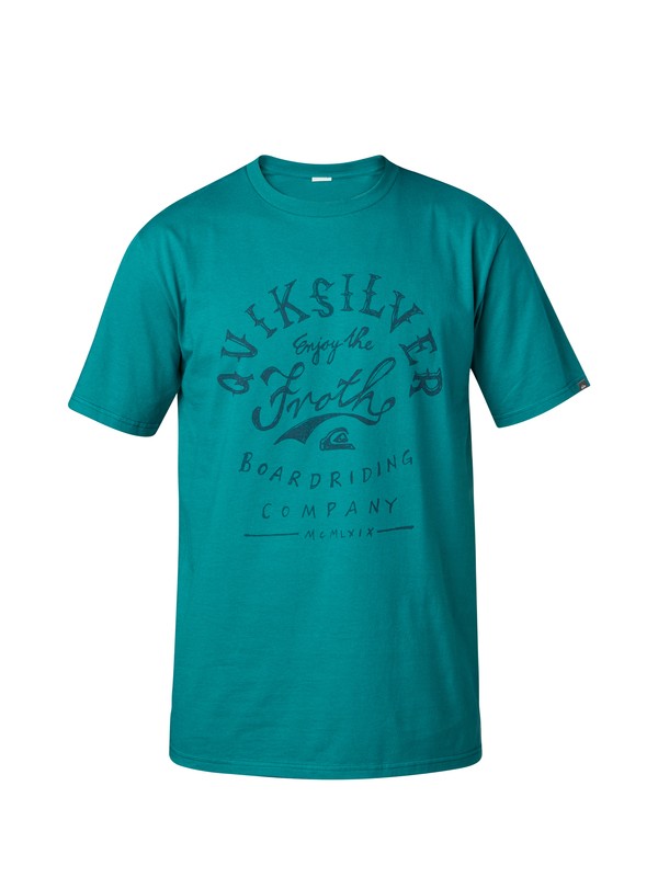 quiksilver, Froth Modern Fit T-Shirt, BAYOU (bqj0) 0 Froth Modern Fit T-Shirt AQYZT03124 Quiksilver