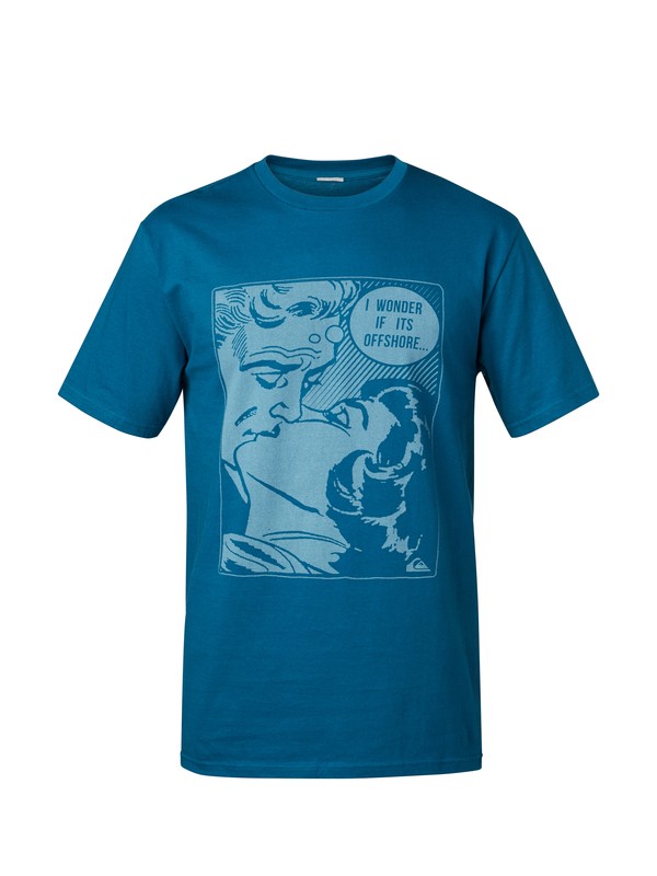 quiksilver, First Love Modern Fit T-Shirt, MOROCCAN BLUE (bsg0) 0 First Love Modern Fit T-Shirt AQYZT03128 Quiksilver