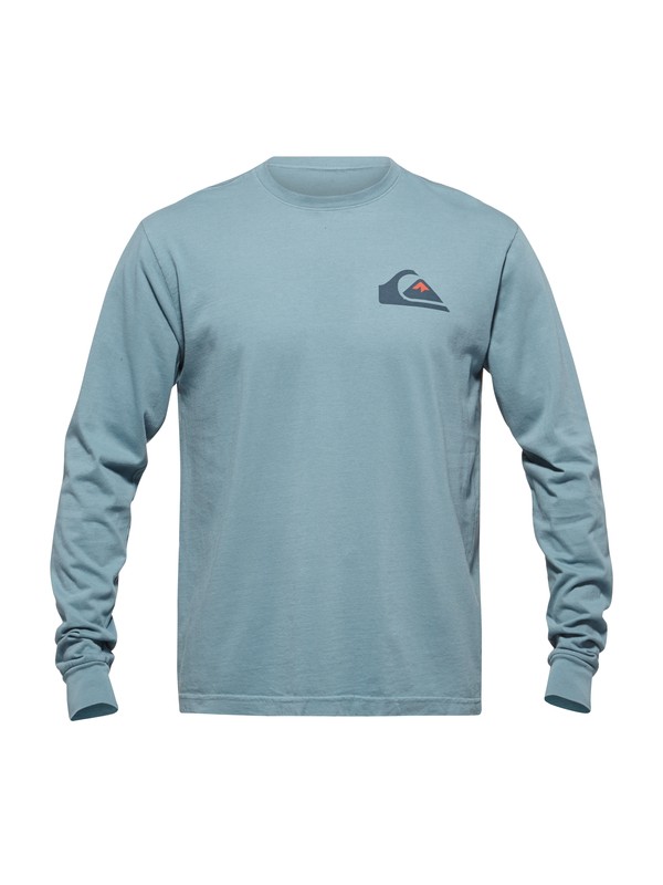 quiksilver, Easy Does It Long Sleeve T-Shirt, BLUESTONE (bmc0) 0 Easy Does It Long Sleeve T-Shirt AQYZT03155 Quiksilver