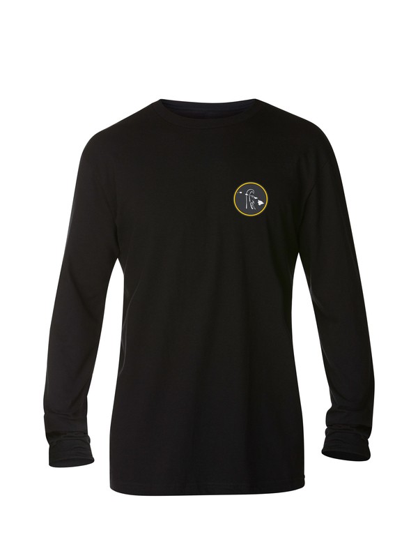 quiksilver, Hero Long Sleeve T-Shirt, BLACK (kvj0) 0 Hero Long Sleeve T-Shirt AQYZT03167 Quiksilver