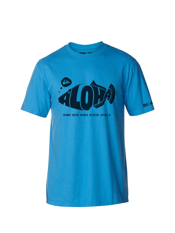 quiksilver, Humu T-Shirt, CASPIAN (bnb0) 0 Humu T-Shirt AQYZT03169 Quiksilver