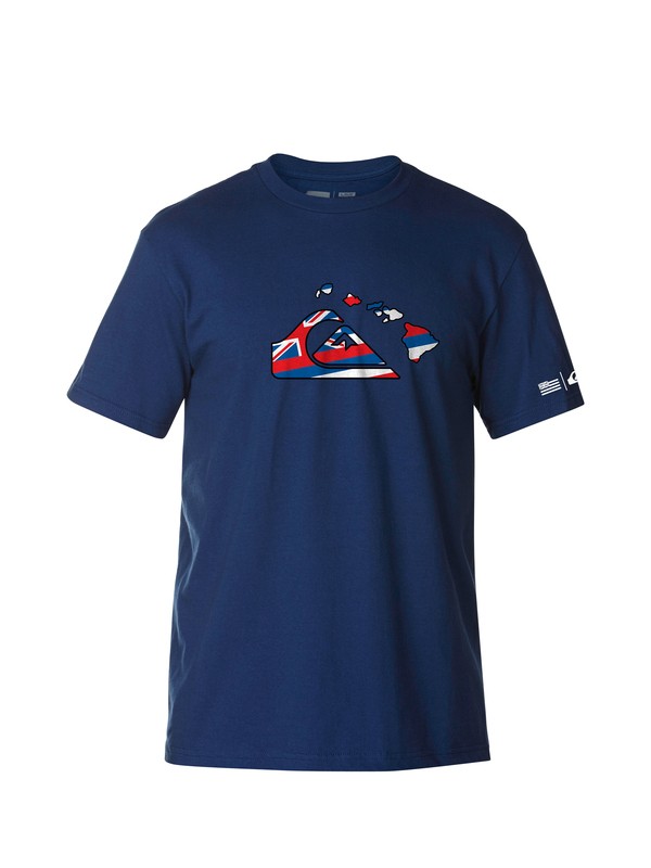 quiksilver, State of Aloha T-Shirt, ESTATE BLUE (bsw0) 0 State of Aloha T-Shirt AQYZT03173 Quiksilver