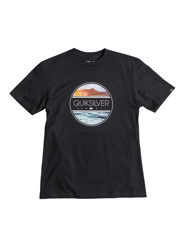 quiksilver, Vacation Time Tee, BLACK (kvj0) 0 Vacation Time Tee AQYZT03177 Quiksilver