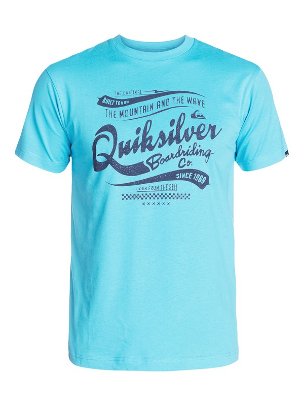 quiksilver, Barber Shop T-Shirt, NORSE BLUE (bjf0) 0 Barber Shop T-Shirt AQYZT03199 Quiksilver