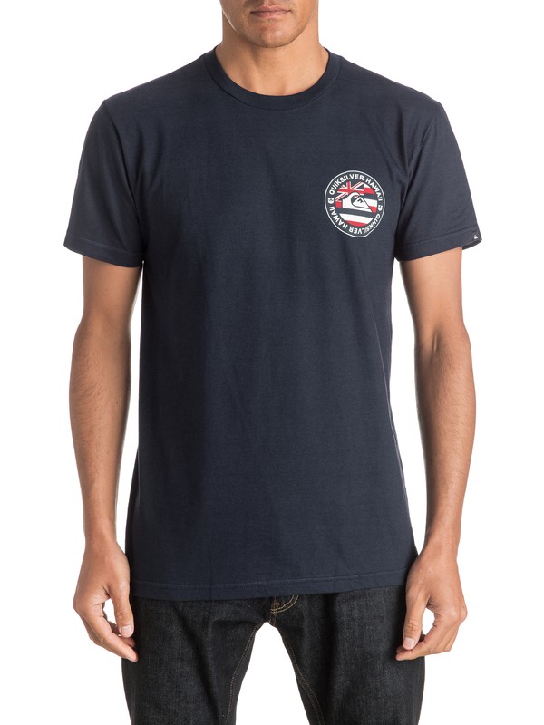 quiksilver, Island Power T-Shirt, NAVY BLAZER (byj0) 0 Island Power T-Shirt AQYZT04091 Quiksilver