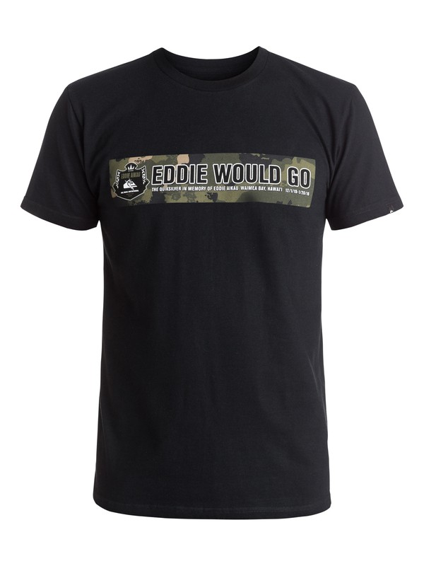 quiksilver, Eddie Would Go Tee, BLACK (kvj0) 0 Eddie Would Go Tee Black AQYZT04351 Quiksilver