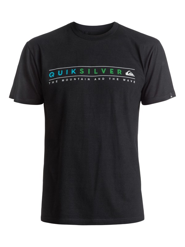 quiksilver, Always Clean Tee, BLACK (kvj0) 0 Always Clean Tee Black AQYZT04399 Quiksilver