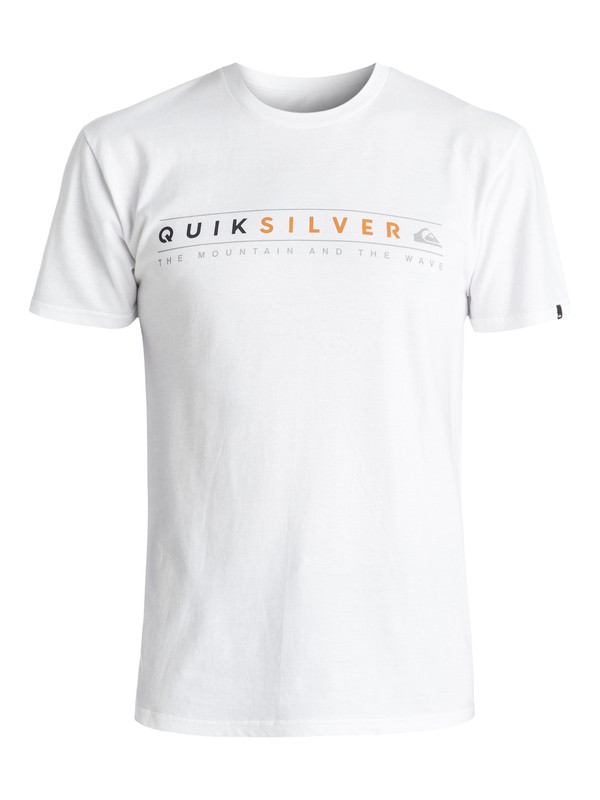 quiksilver, Always Clean Tee, WHITE (wbb0) 0 Always Clean Tee White AQYZT04399 Quiksilver