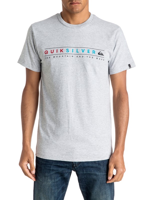 quiksilver, Always Clean Tee, ATHLETIC HEATHER (sgrh) 0 Always Clean Tee AQYZT04399 Quiksilver