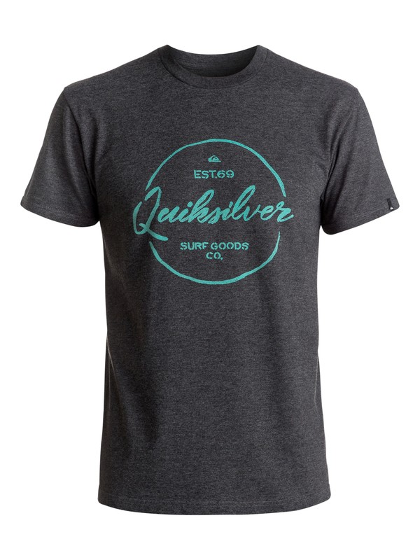 quiksilver, Silvered Tee, CHARCOAL HEATHER (ktah) 0 Silvered Tee Black AQYZT04406 Quiksilver