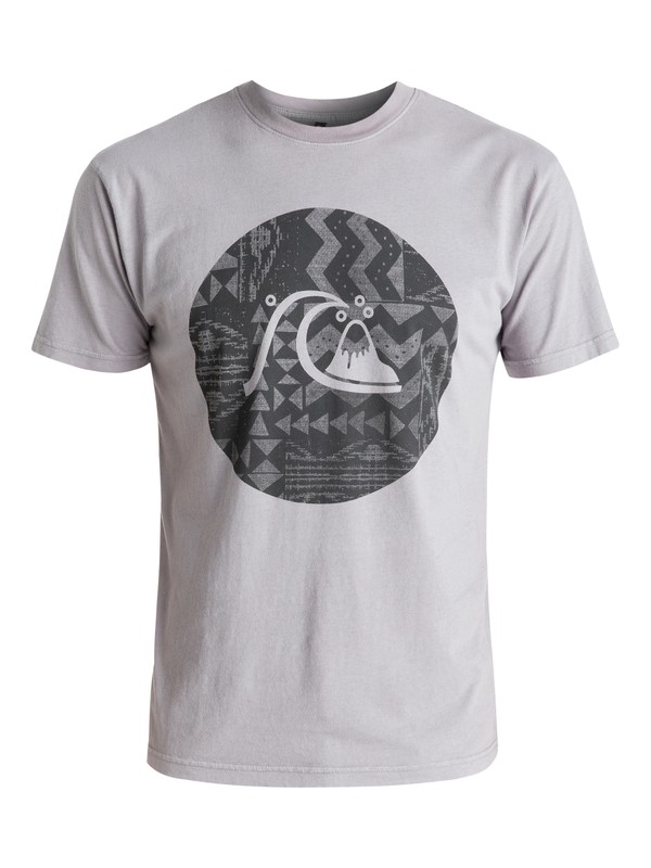 quiksilver, Circle Bubble Tee, WET WEATHER (szr0) 0 Circle Bubble Tee Grey AQYZT04448 Quiksilver