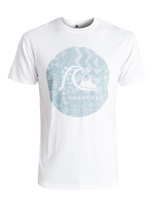 quiksilver, Circle Bubble Tee, WHITE (wbb0) 0 Circle Bubble Tee White AQYZT04448 Quiksilver