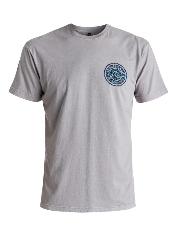 quiksilver, Zing Zang Tee, WET WEATHER (szr0) 0 Zing Zang Tee Grey AQYZT04449 Quiksilver