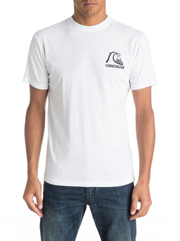 quiksilver, Original Tee, WHITE (wbb0) 0 Original Tee AQYZT04450 Quiksilver