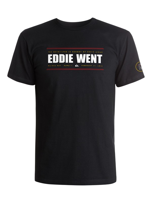 quiksilver, Eddie Went T-Shirt, BLACK (kvj0) 0 Eddie Went T-Shirt AQYZT04500 Quiksilver