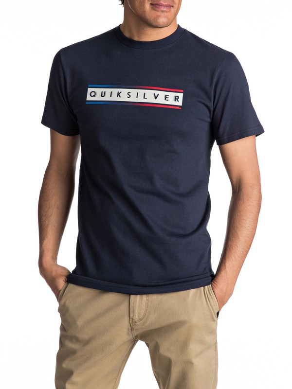 quiksilver, Daily Surf Tee, NAVY BLAZER (byj0) 0 Daily Surf Tee Blue AQYZT04734 Quiksilver