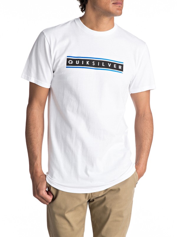 quiksilver, Daily Surf Tee, WHITE (wbb0) 0 Daily Surf Tee White AQYZT04734 Quiksilver