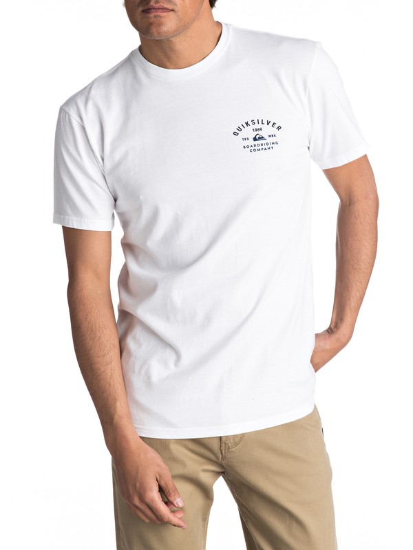 quiksilver, Amsberry Tee, WHITE (wbb0) 0 Amsberry Tee White AQYZT04744 Quiksilver