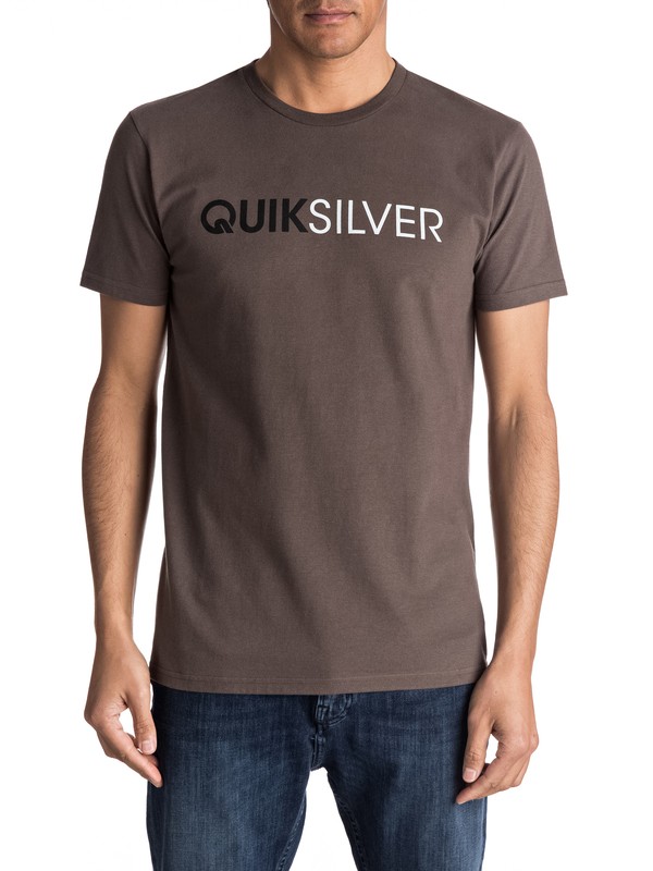 quiksilver, Frontline Tee, CHOCOLATE BROWN (csd0) 0 Frontline Tee Brown AQYZT04745 Quiksilver