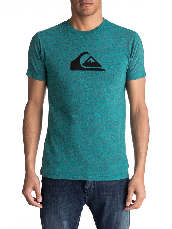 quiksilver, MW Tri Blend Tee, VIRIDIAN GREEN HEATHER (bnfh) 0 MW Tri Blend Tee AQYZT04755 Quiksilver