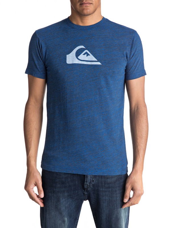 quiksilver, MW Tri Blend Tee, TURKISH SEA HEATHER (bqsh) 0 MW Tri Blend Tee Blue AQYZT04755 Quiksilver